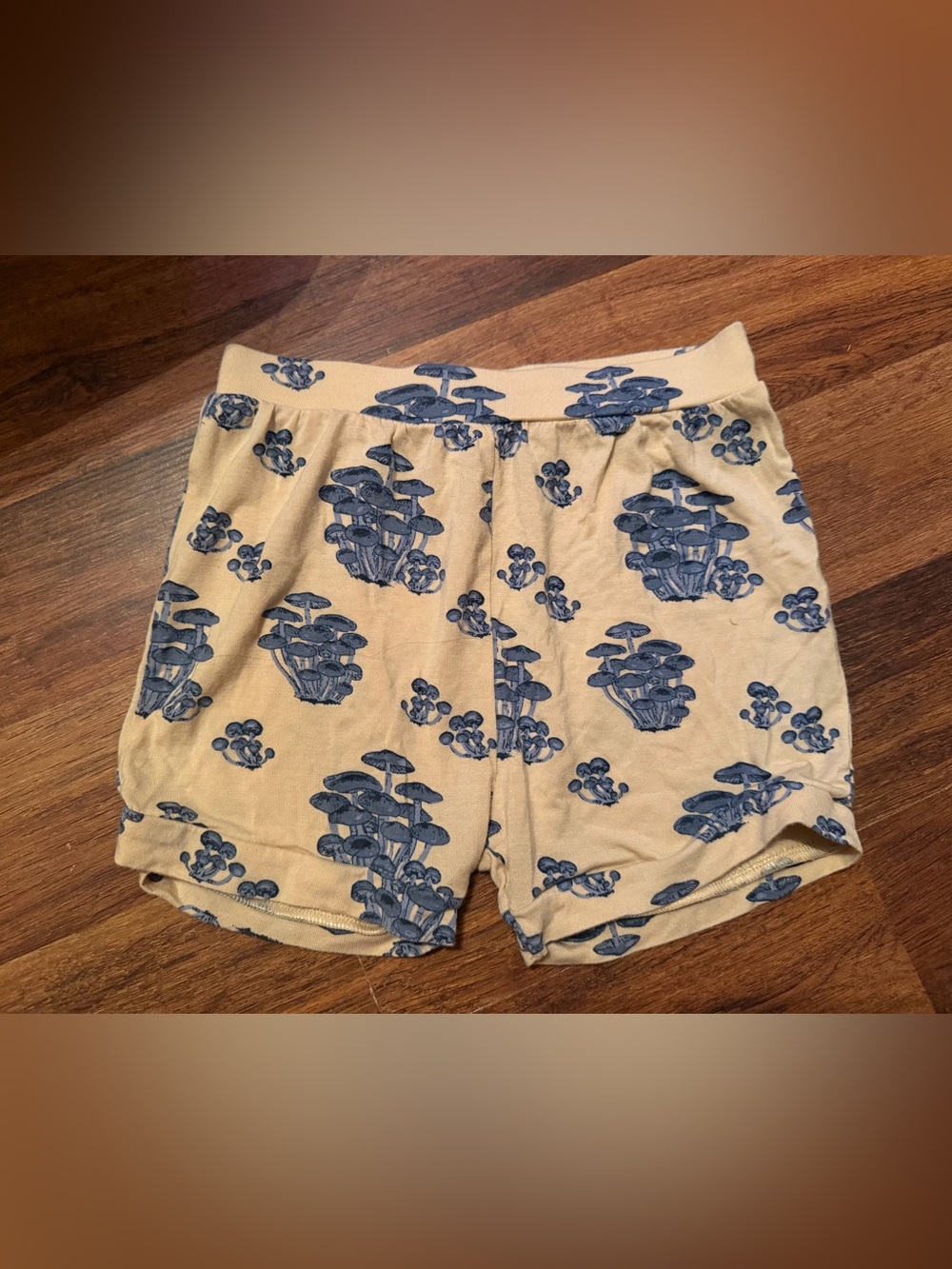 Kate Quinn relaxed shorts blue fungi